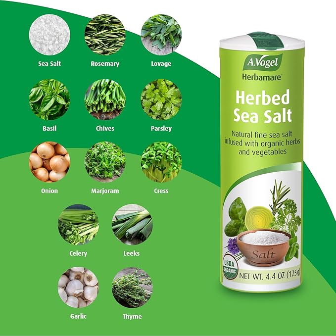 4.4oz Original Herbed Salt - The A. Vogel Way - Since 1923