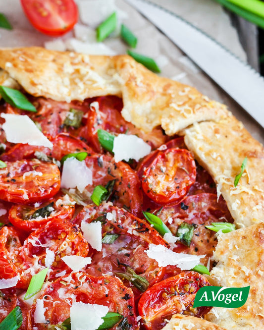 Tomato Galette with Goat Cheese and Basil